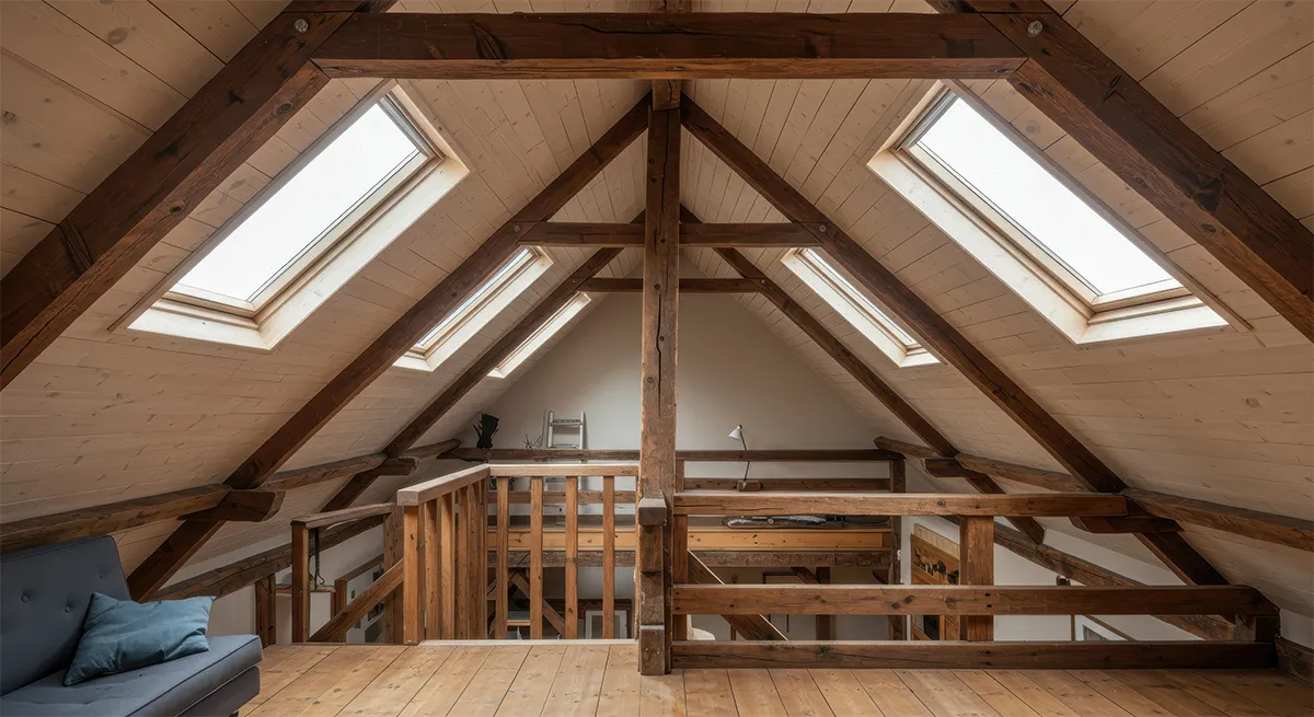 AI-generated image of a loft conversion